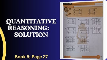 Quantitative Reasoning Solutions for Primary School|Lantern Steps Quantitative Reasoning Book 5
