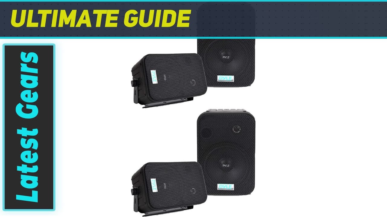 Ultimate Outdoor Entertainment: Pyle PDWR50B 6.5-Inch Waterproof Stereo Speaker System Review