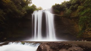 Relaxing waterfall and guitar sounds | Расслабляющие звуки водопада и гитары