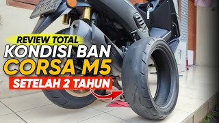 Review Total Pemakaian Ban Corsa M5 Platinum 140/70/13 di Motor Nmax Setelah 2 Tahun