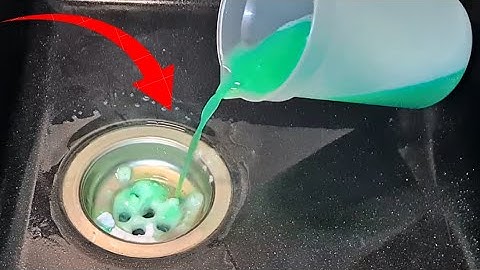 This UNCLOGS the DRAIN  better than a machine. The stench disappears💥