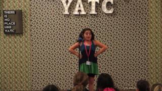Kennidy B. Singing Let Me Entertain You - Young Actors Theatre Camp