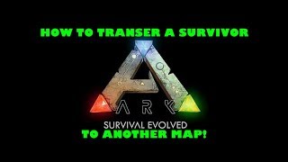Ark  How To Upload/Download A Character To Different Maps In Single Player!