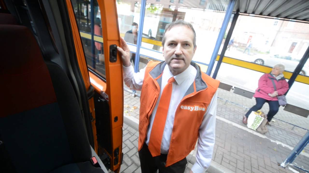 easyBus launch in Shrewsury