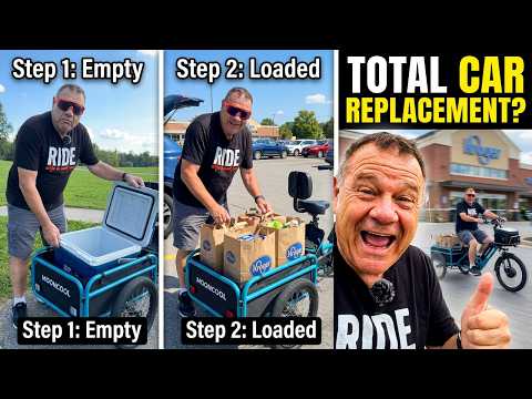 Can an E-Trike REALLY Replace Your Car for Groceries? | Mooncool TK2 Pro