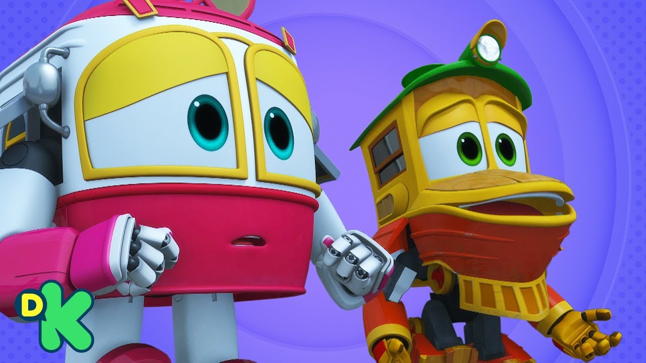 Ah não! Os túneis estão fechando! | Robot Trains | Discovery Kids Brasil