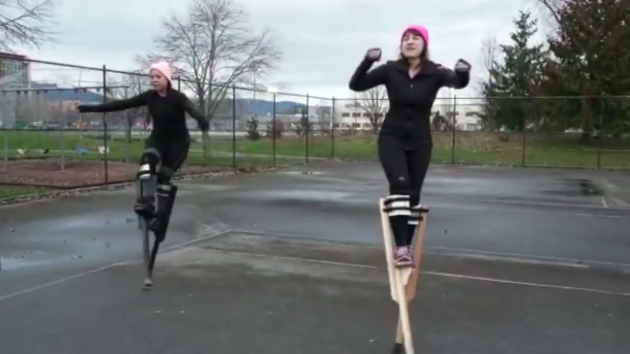 Stilt Dance and choreo practice