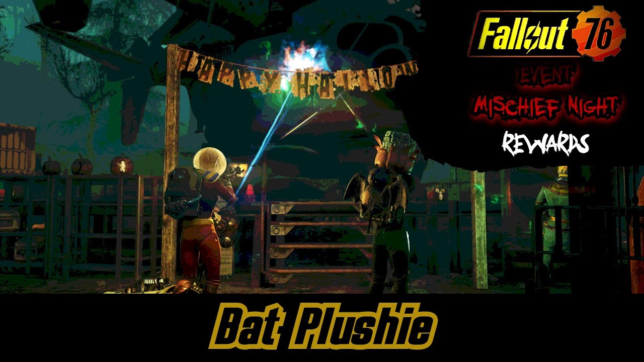 Fallout 76 | Mischief Night | Event | Bat Plushie | Rewards Location | 2025 |
