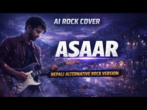ASAAR – AI Alternative Rock Cover | Bipul Chettri | Nepali Rock Version 🎸 #trending #viral