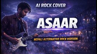 ASAAR – AI Alternative Rock Cover | Bipul Chettri | Nepali Rock Version 🎸 #trending #viral