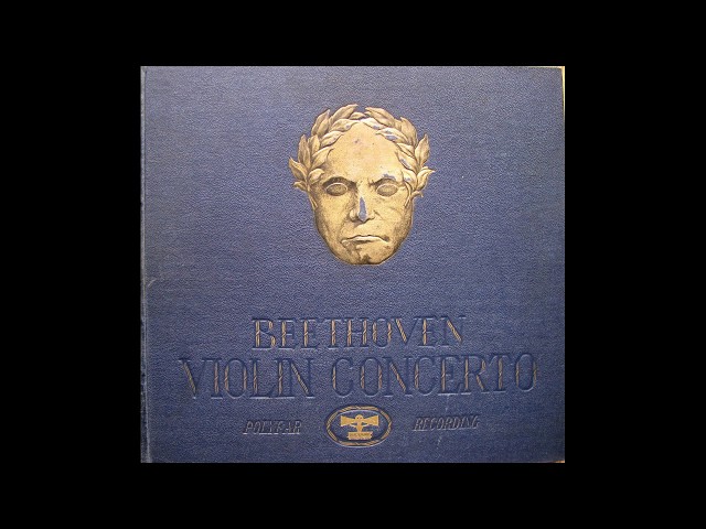 Josef Wolfsthal - Beethoven : Violin Concerto in D Op.61 - 1st Mvt