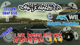 NFS MOST WANTED - DOLPHIN ISHIIRUKA ~ 30-60 FPS || DOLPHIN EMULATOR ANDROID ||