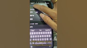 473 Iphone Simba Hotspot/Roaming  #simba #simbasingapore #simbasimcard #simbasg #simbavolte
