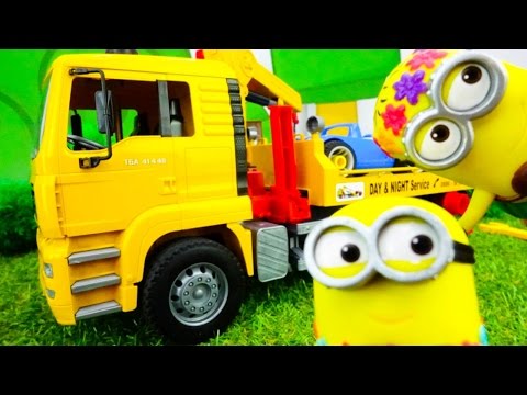 Minions & Toy Car Crash. Videos For Kids & Toy Cars Videos. Видео про машинки. Миньоны.
