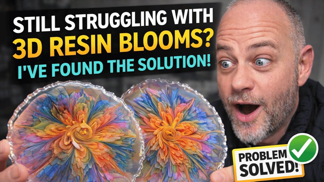 Все еще испытываете трудности с созданием 3D-эффектов из смолы? 🌸 Полный урок – Я нашла решение!