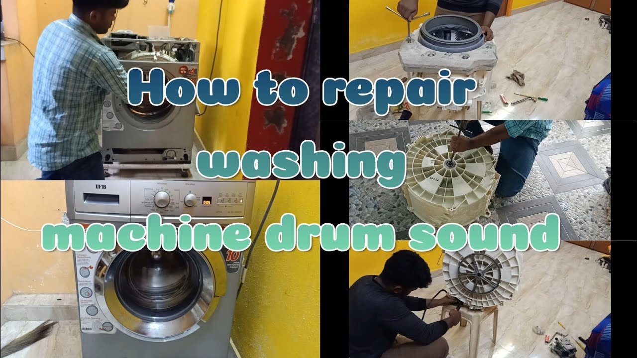 How to repair IFB front load washing machine drum sound in tamil/by SD