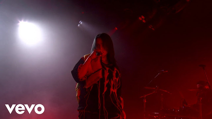 Bad Guy Live version - Live performance video thumbnail