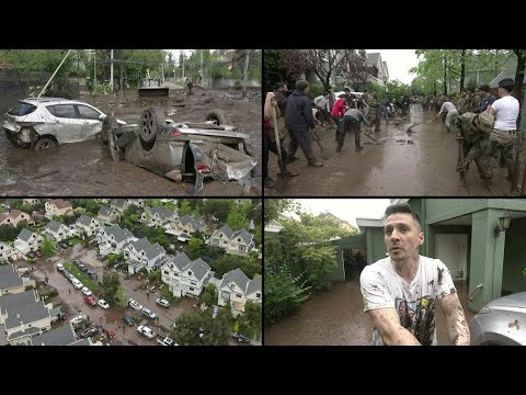 ‘Like an earthquake’: Chileans clear mud in Santiago neighborhood | AFP