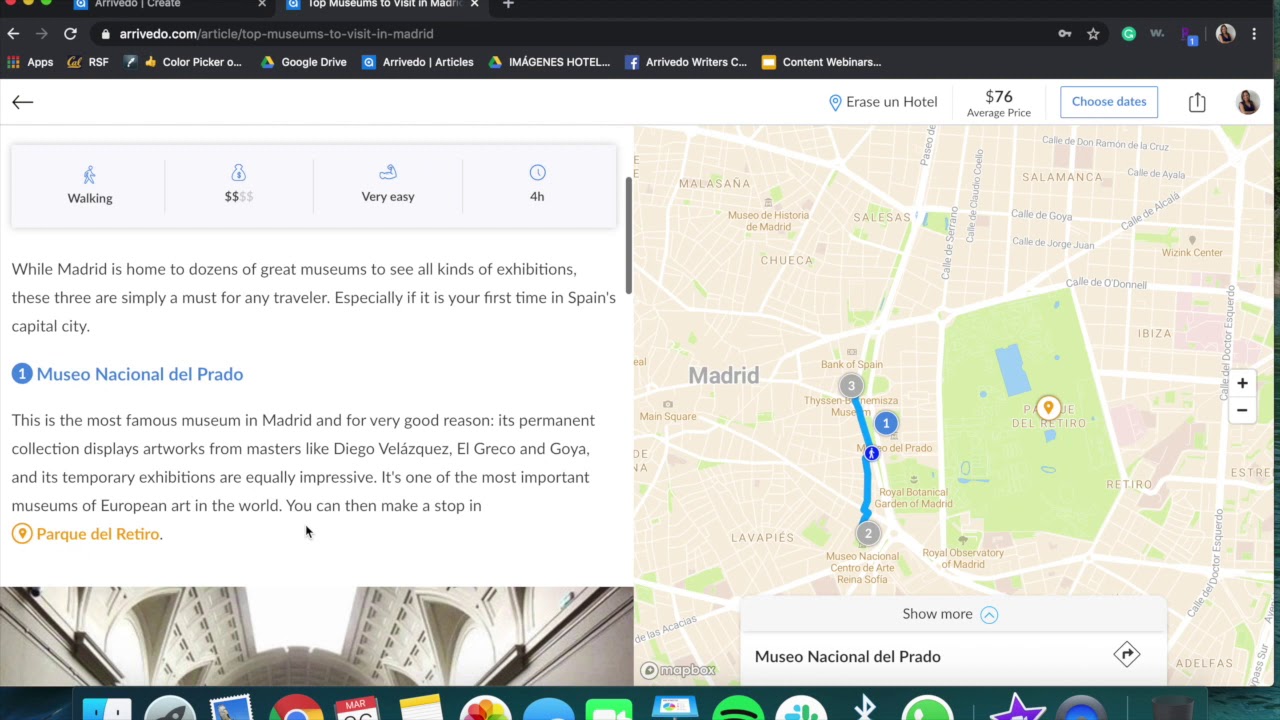 Tagging places on the map