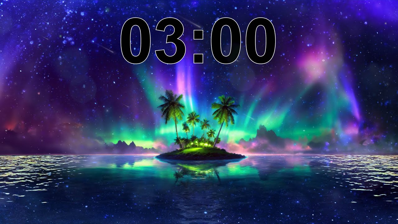 Magical Timer 3 Minute Timer | Magical lights! - YouTube