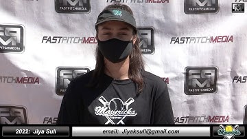2022 Jiya Sull 3.75 GPA - Outfield and Middle Infield Softball Skills Video - Mavericks Fastpitch