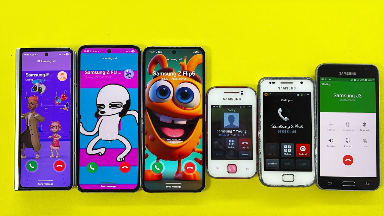 Incoming + Outgoing Call Samsung Y Young | Hello Kitty, S Plus, J3, Z Fold 3, Z Flip 3, Z Flip 5 