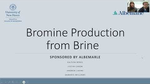 Bromine Production from Brine