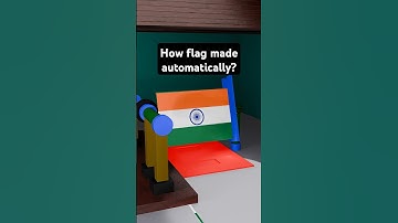 Indian falg making factory simulation (3D modeling) #3danimation #animation #blender3d