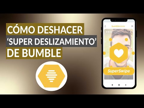 ¿Cómo deshacer ‘super deslizamiento’ de BUMBLE si lo moviste por error?