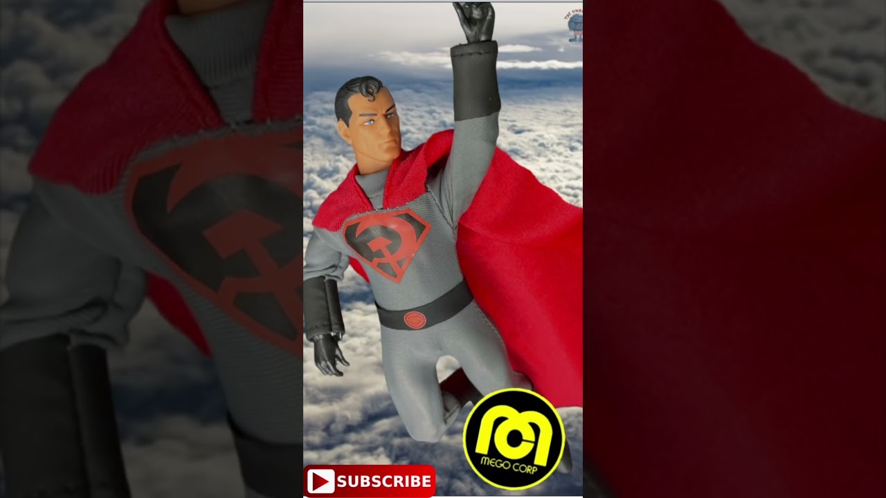 DC Comics Red Son Superman 8" Retro Action Figure by Mego Corp.