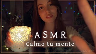 ASMR | Calmo tu mente antes de dormir 🕯️🌙 Con poca luz