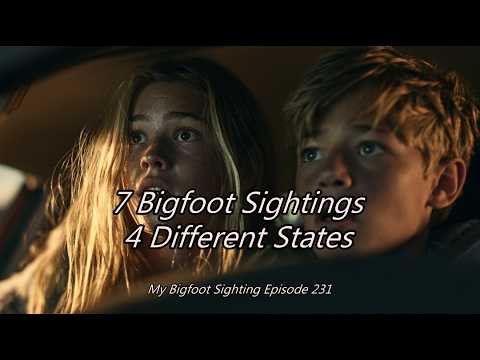 7 Bigfoot Sightings, 4 Different States - My Bigfoot Sighting Episode 231
