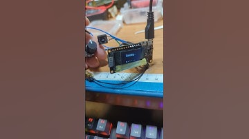 Lilygo lora32 V2 Meshtastic with canned message.