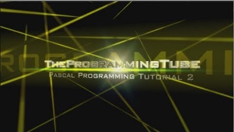 Pascal Programming Tutorial 2 - Hello World