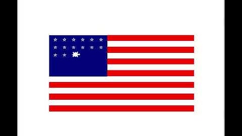USA flag using python turtle