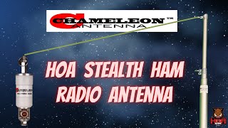 Stealth Ham Radio Antenna the HOA will Never Find - Chameleon CHA Porta Mast with CHA Hybrid Mini