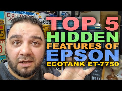 TOP 5 Hidden features of Epson EcoTank ET-7750 - BONUS & TIPS