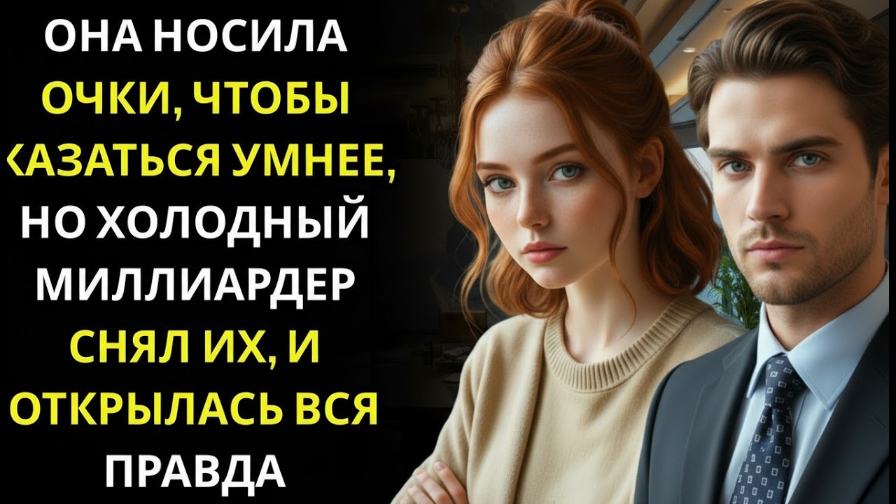 Она надела очки, чтобы казаться умной — миллиардер доказал, что она прекрасна без масок
