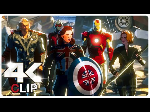 Captain Carter's Avengers Assemble Scene | WHAT IF SEASON 2 (NEW 2023) CLIP 4K