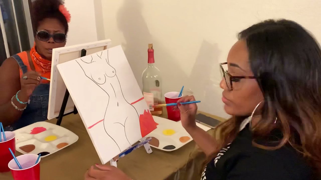 How to Host a Do It Yourself Paint and Sip at Home! Portfolio
