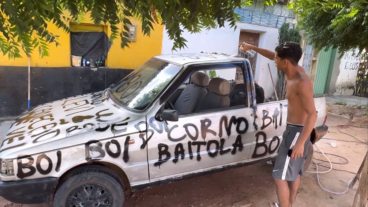 BRUTINHO ACABA COM O CARRO DE LEVY