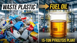 15Tons/Batch MSW (Municipal Solid Waste) #pyrolysis Plant For Used #tyre/#rubber, Waste #plastic