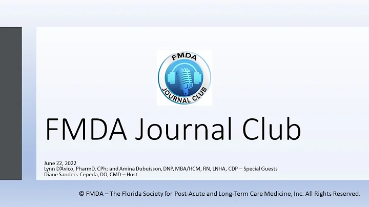 FMDA's Journal Club: Achieving Quality Now | June ...