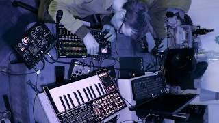 Techno session #1 with Kablehead & Osman Burgwoody - Moog Dfam Elektron Digitakt