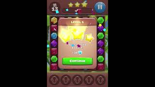 Gemmy Lands Match 3 Gameplay | Level 1 screenshot 5