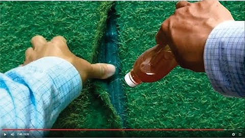 Cách dán cỏ nhân tạo nhanh ít tốn keo/Artificial grass/Cỏ nhân tạo dán keo gì