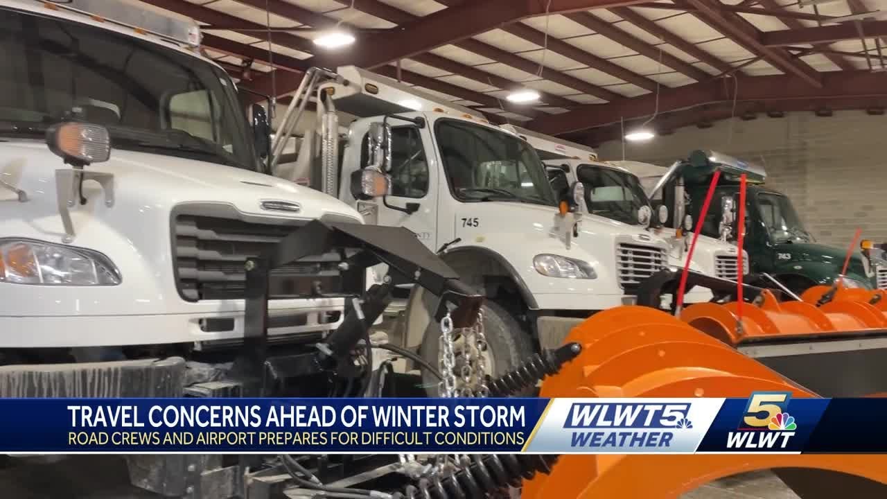 Road crews, airports prepare for difficult conditions as winter storm ...