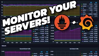 Server Monitoring // Prometheus and Grafana Tutorial screenshot 5