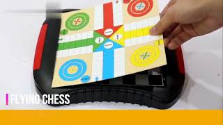 6-in-1 Magnetic Travel Board Games Set Chess, Checkers, Ludo, Backgammon & More Board Game screenshot 3