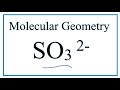 Sulfite Ion Structure and Properties